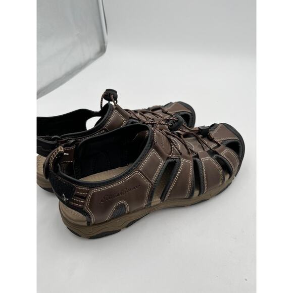 Mens Eddie Bauer Brown sandals, 10 wide excellent condition - Picture 1 of 6